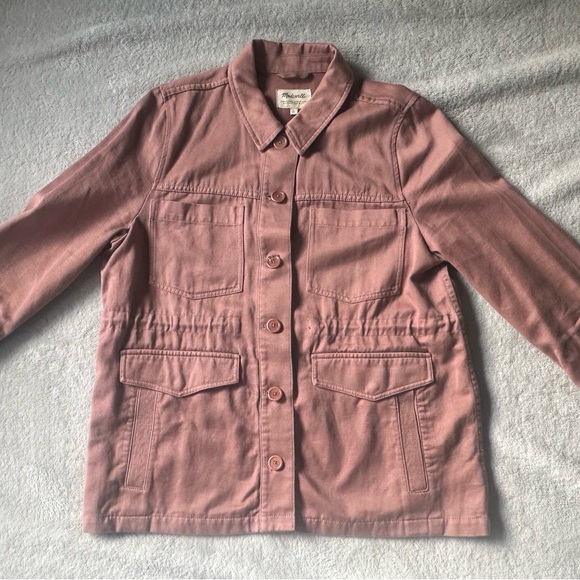 Madewell Chore Jacket- Faded Mauve - Picture 2 of 10